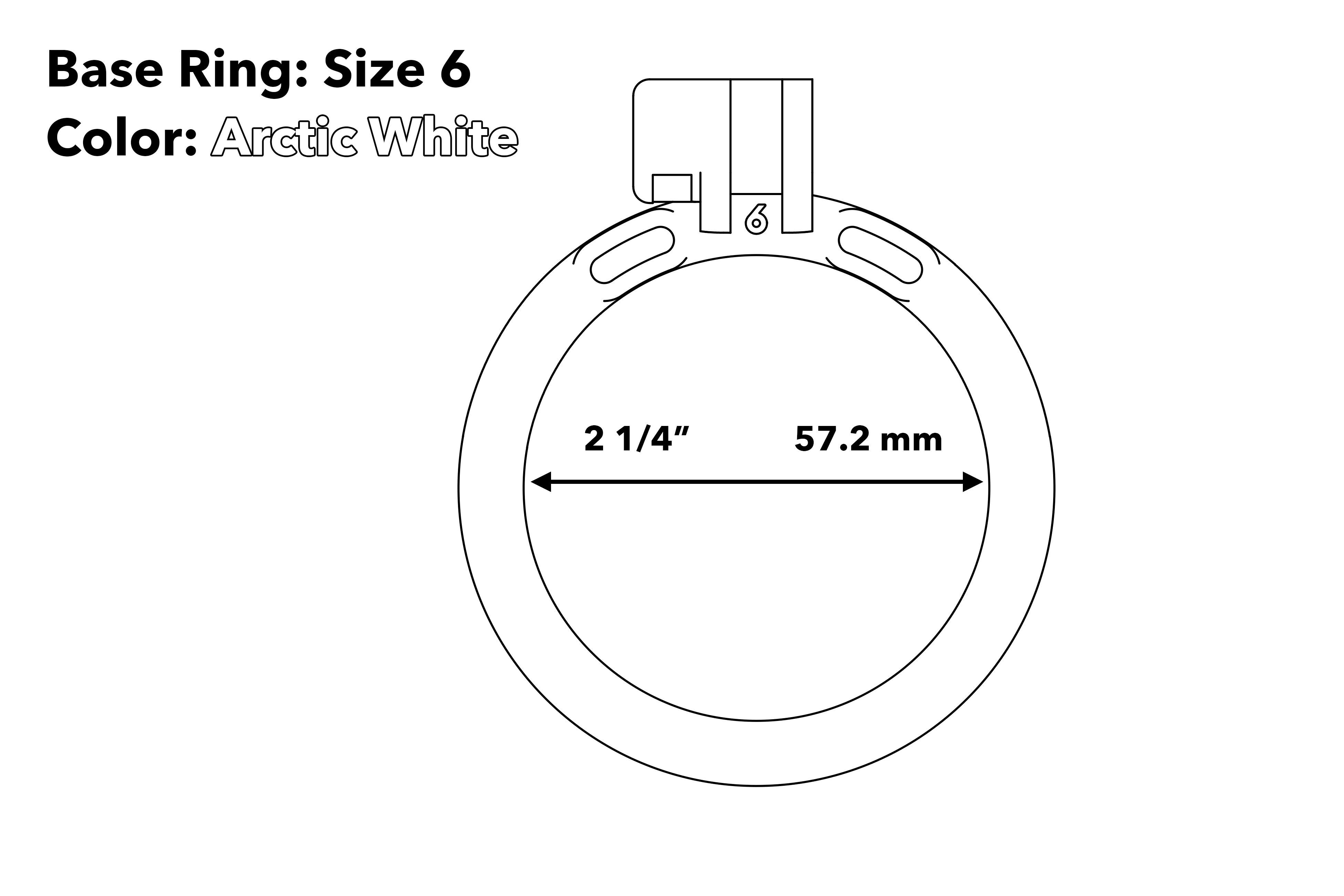 Base Ring (Arctic White) - Image 9
