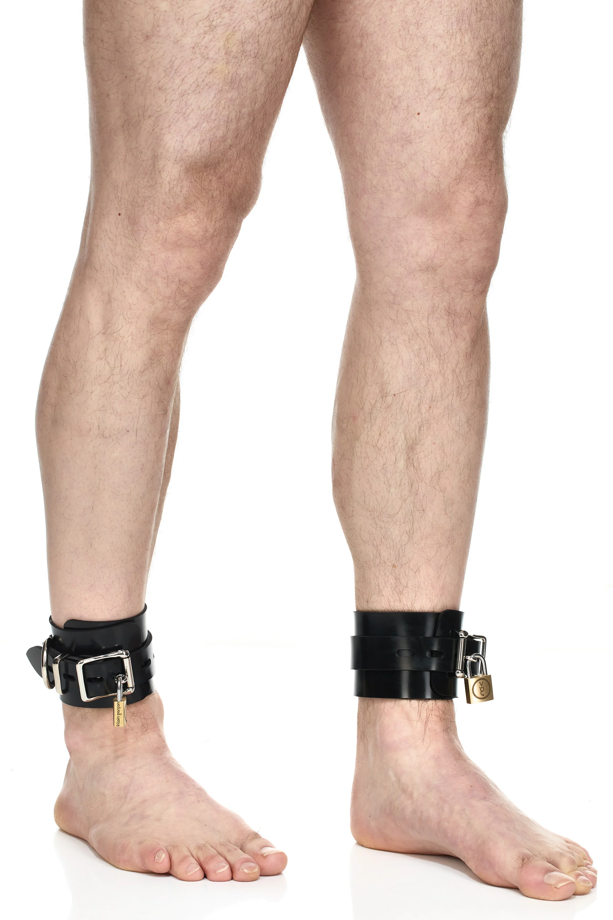 Heavy Rubber Ankle Cuffs (2pcs) - Image 3